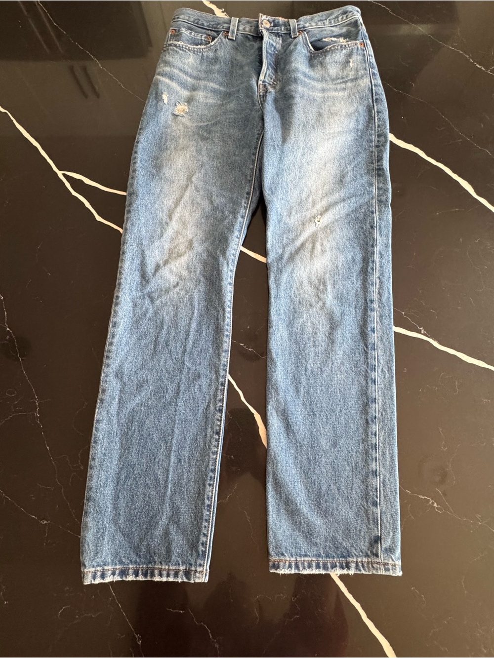 Signature by Levi Strauss Women’s Straight Jeans in Blue